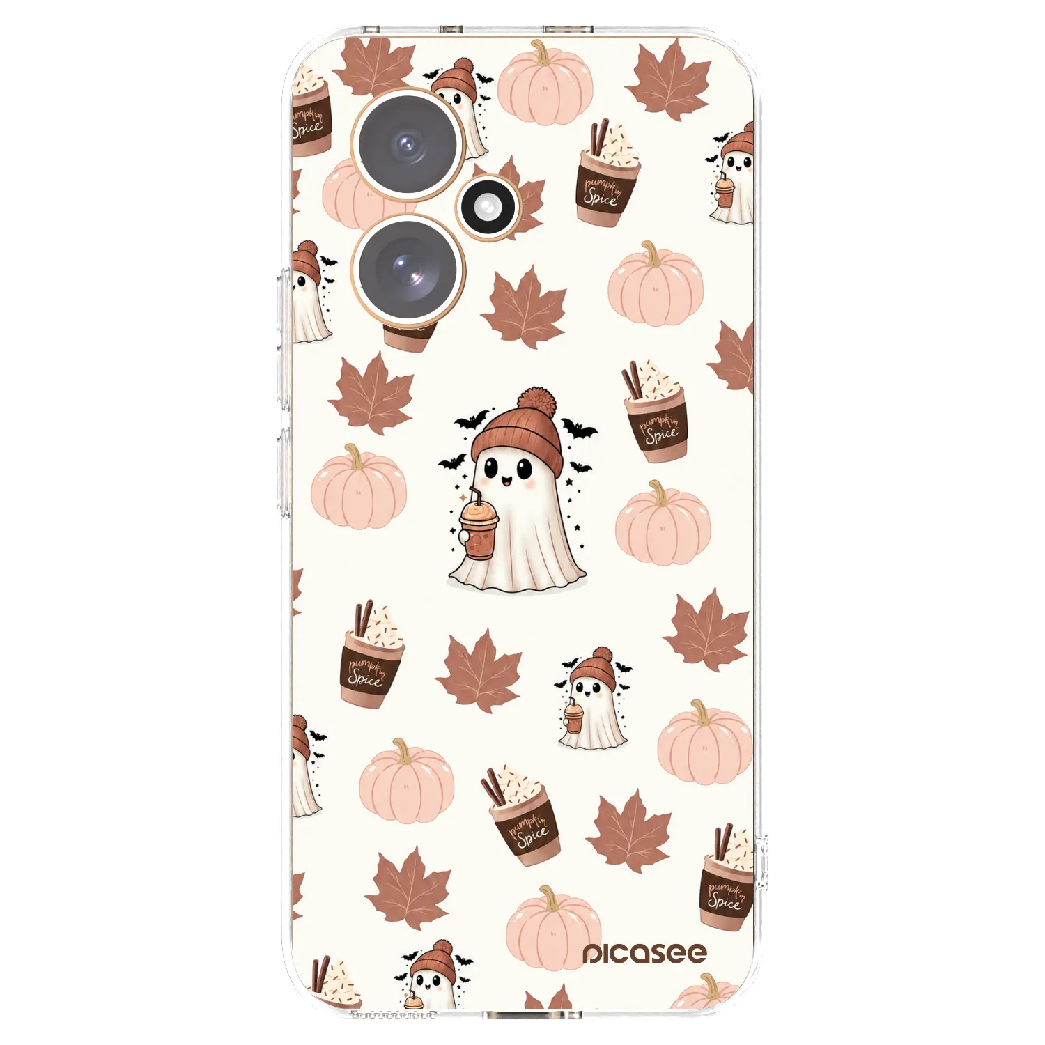 Picasee silikonska prozirna maskica za Honor 400 5G - Pumpkin spice