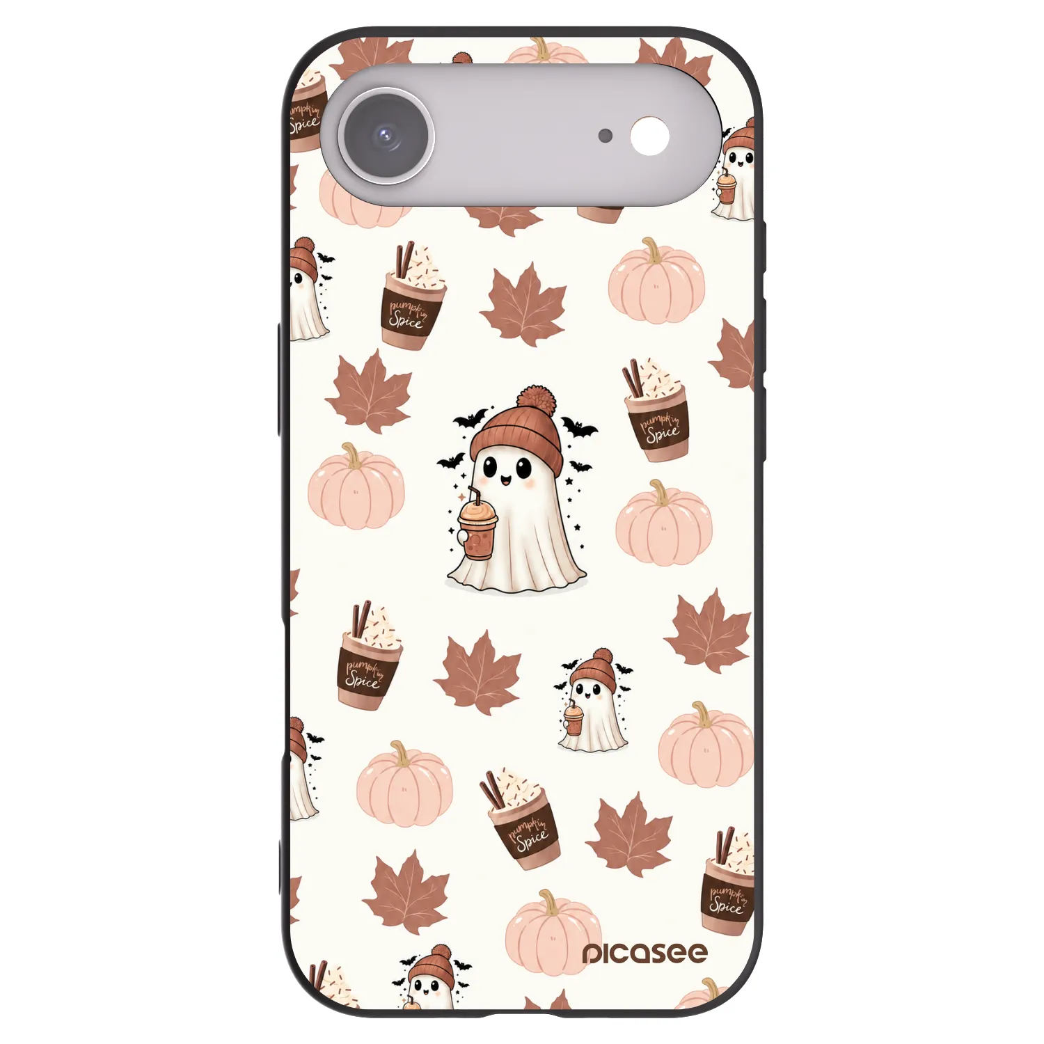 Picasee crna silikonska maskica za Apple iPhone Air - Pumpkin spice