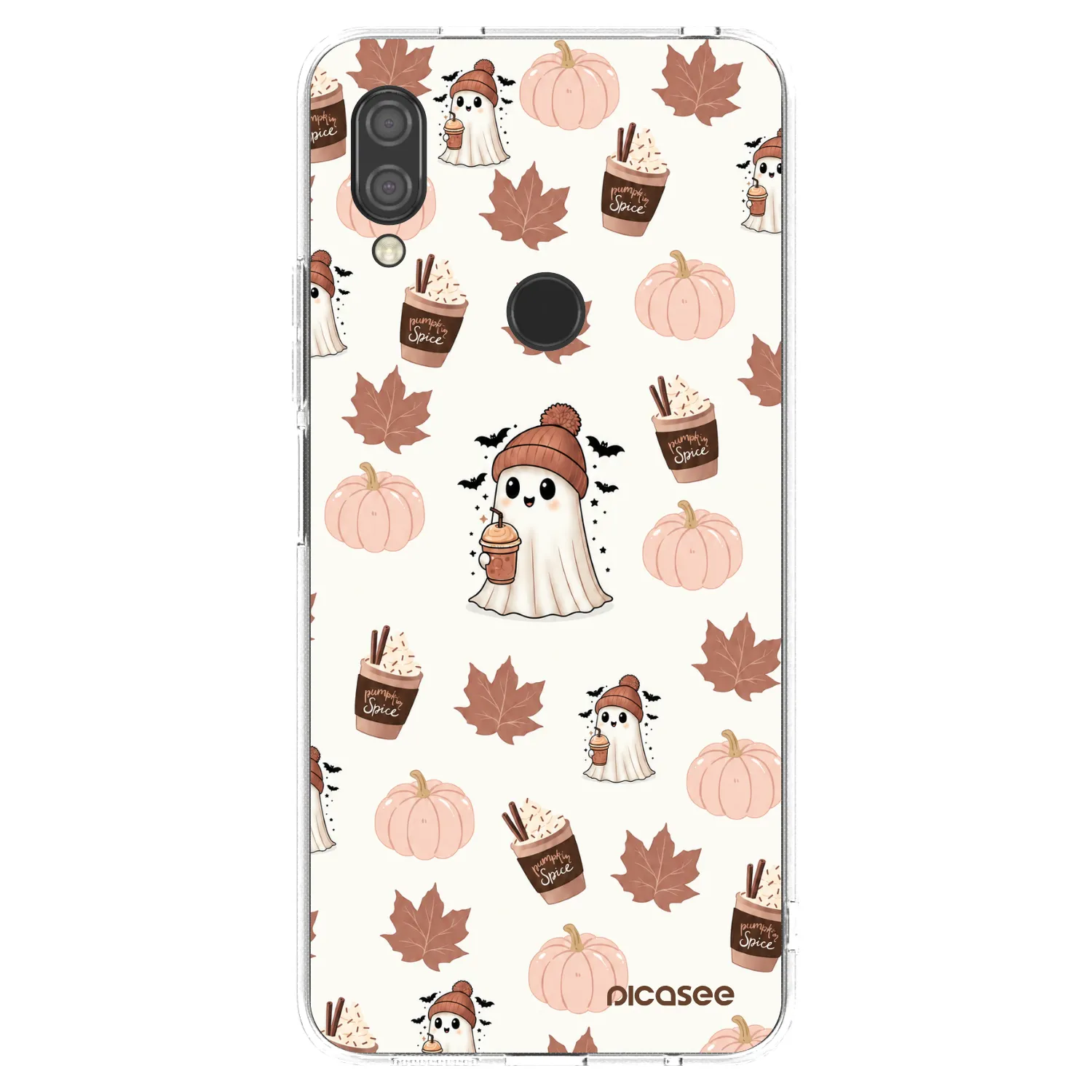 Picasee silikonska prozirna maskica za Xiaomi Redmi 7 - Pumpkin spice