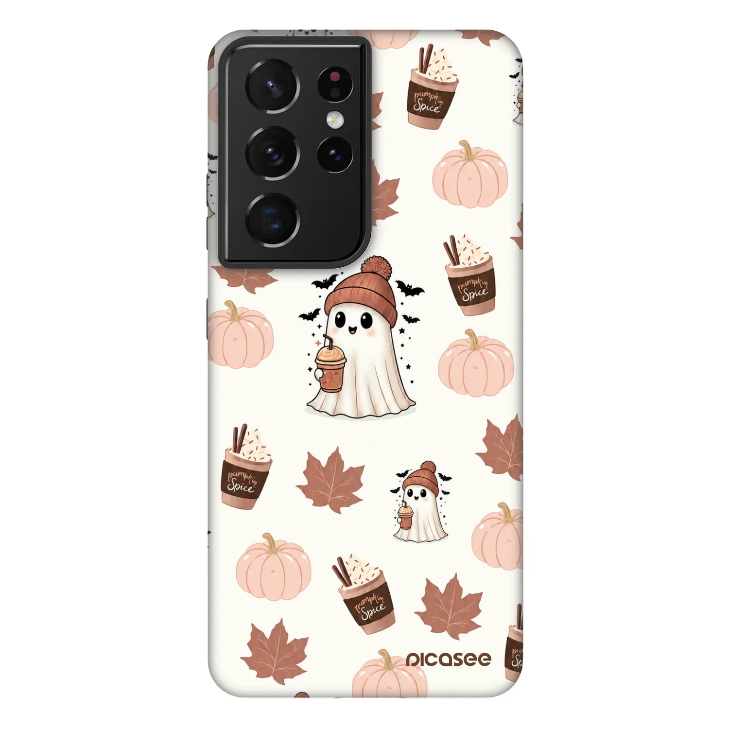 Picasee Fashion Case za Samsung Galaxy S21 Ultra 5G G998B - Pumpkin spice