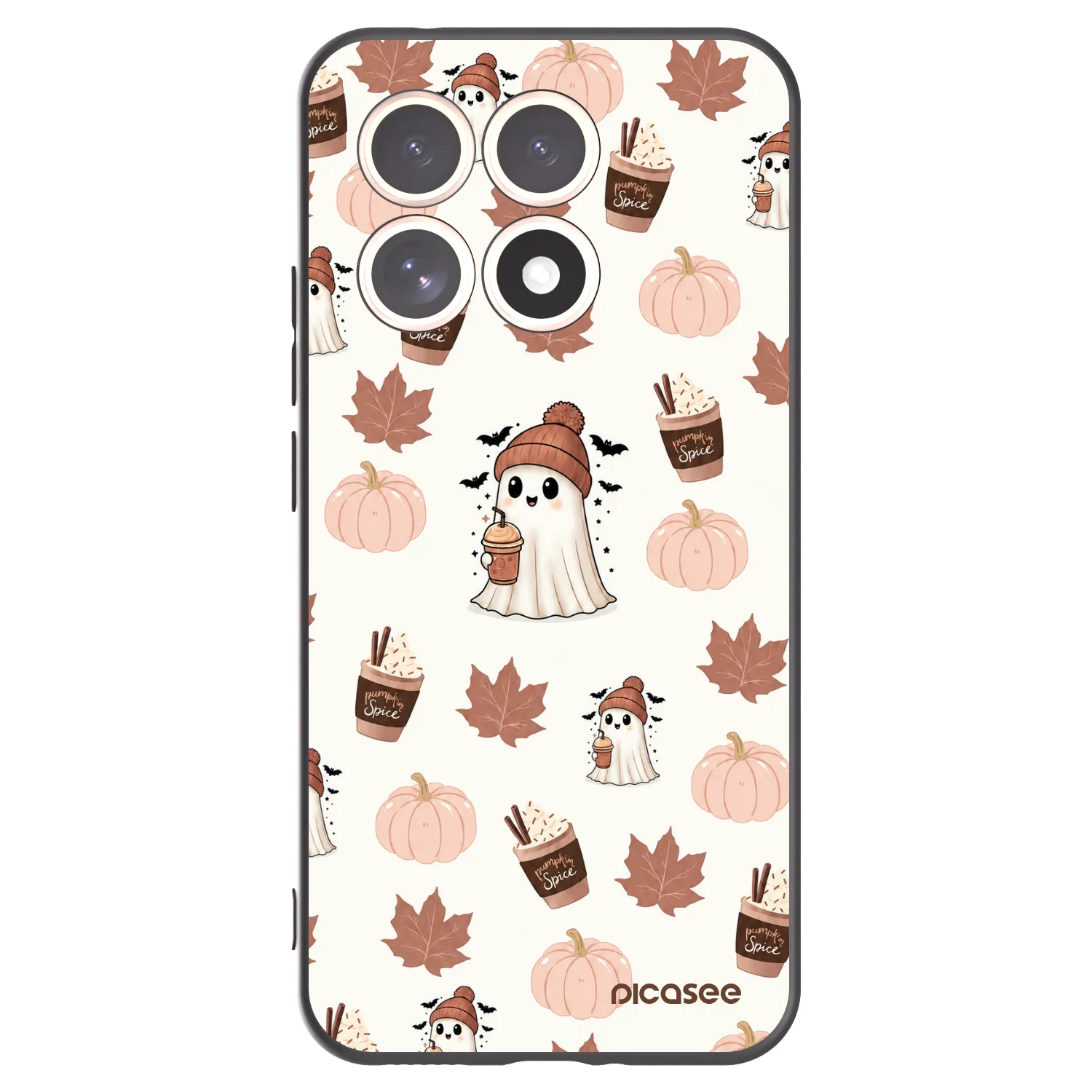 Picasee crna silikonska maskica za Xiaomi 15T - Pumpkin spice