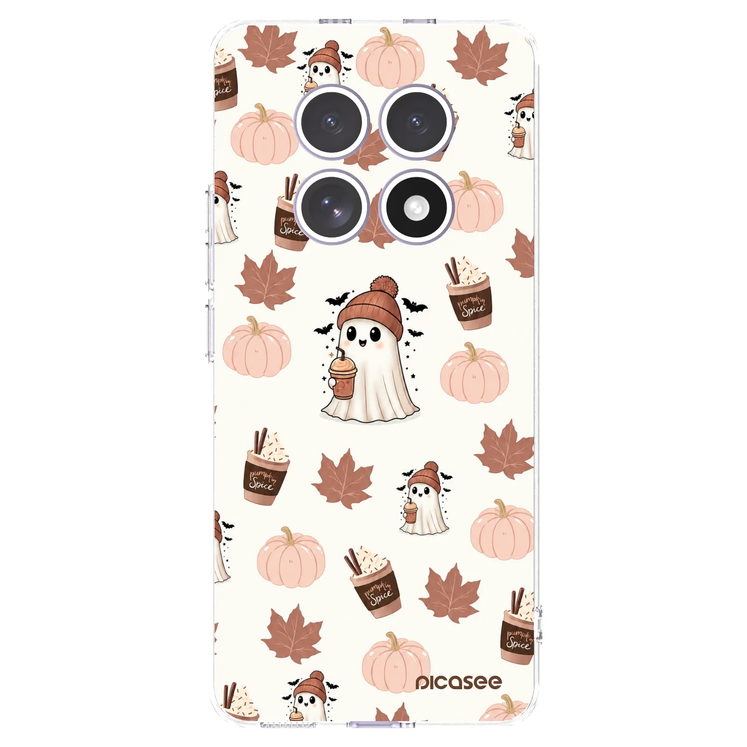 Picasee silikonska prozirna maskica za Xiaomi Redmi Note 15 4G - Pumpkin spice