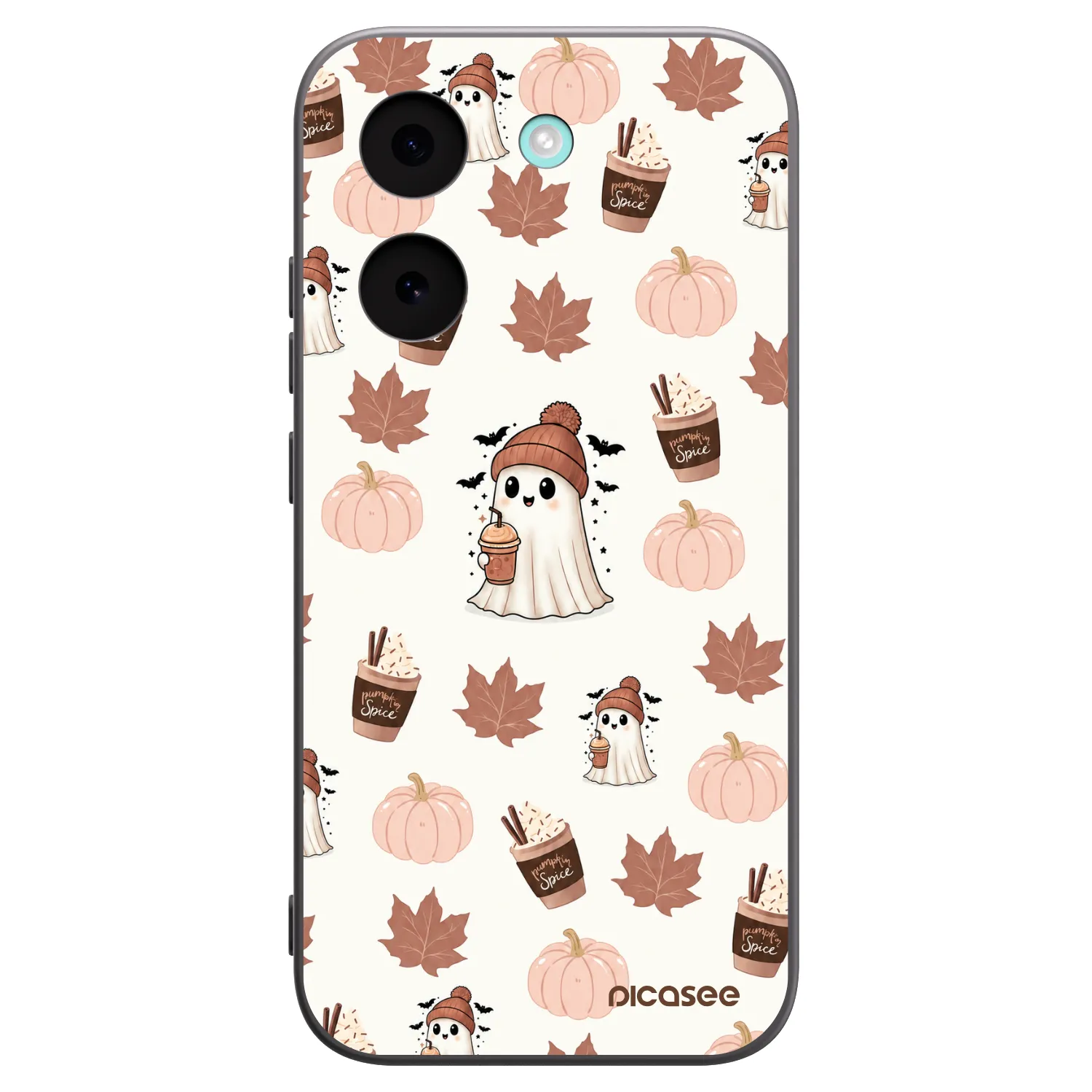 Picasee crna silikonska maskica za Xiaomi Poco X8 Pro - Pumpkin spice
