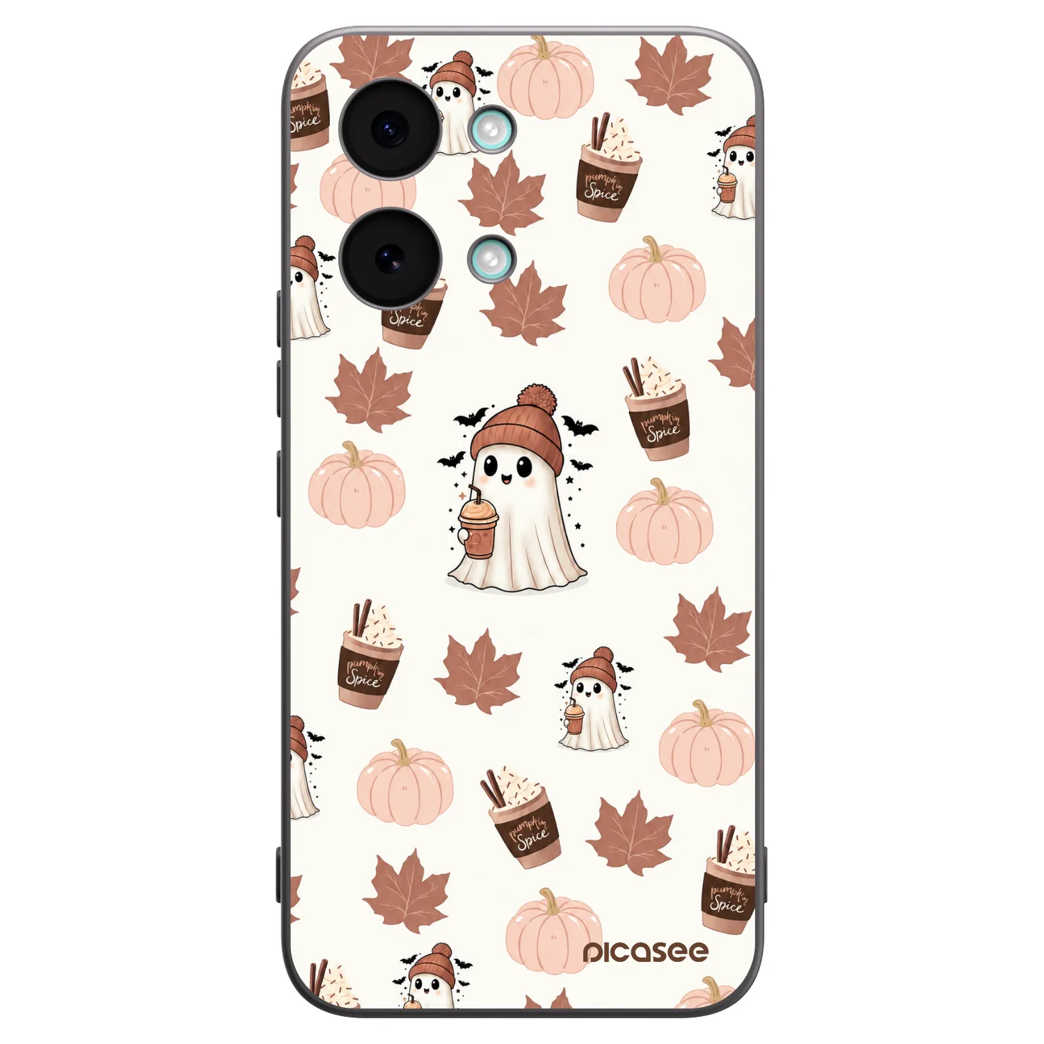 Picasee crna silikonska maskica za Xiaomi Poco X8 Pro Max - Pumpkin spice