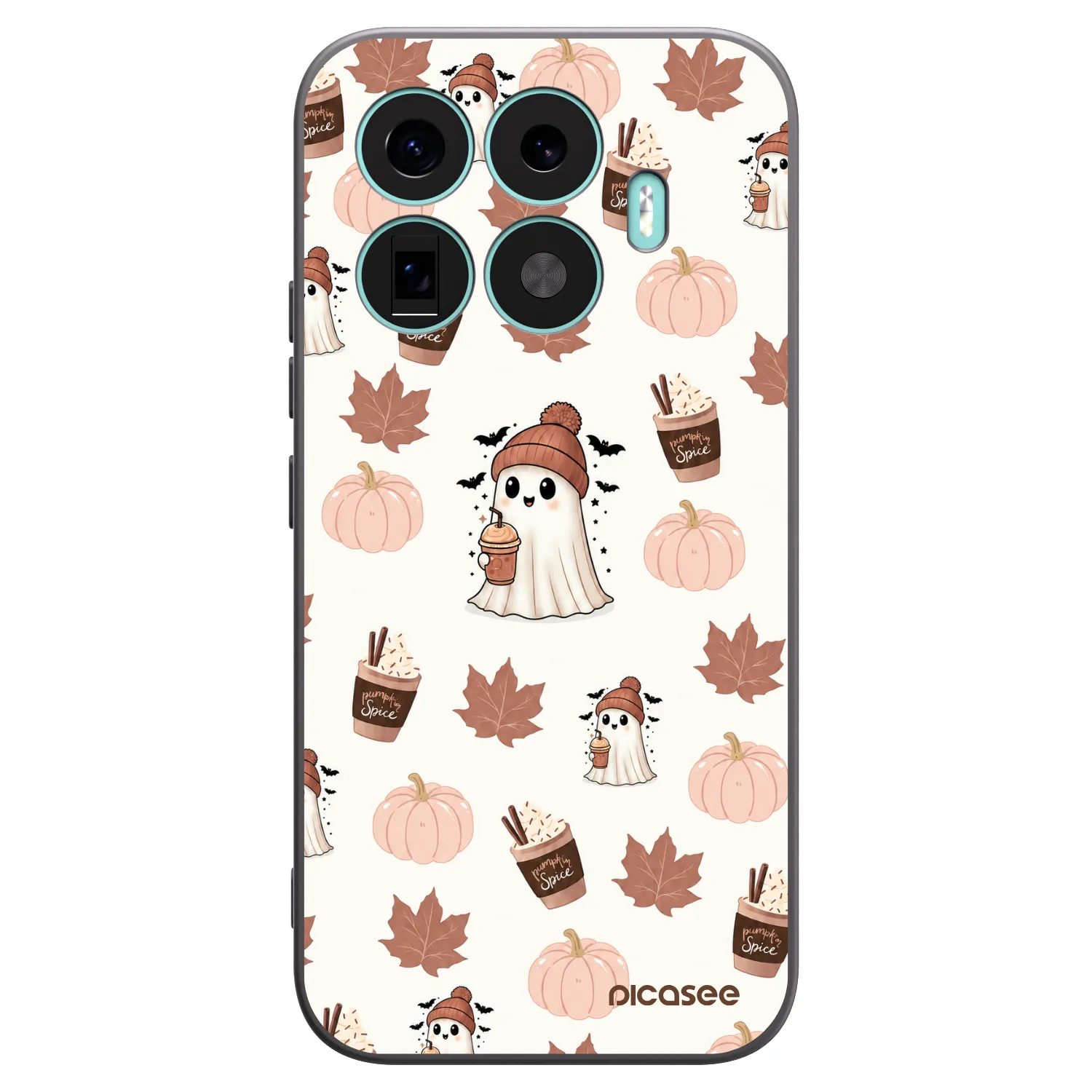 Picasee crna silikonska maskica za Xiaomi 17T - Pumpkin spice