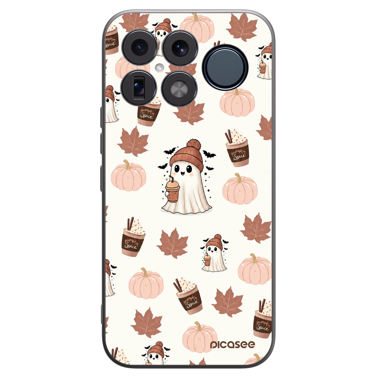 Picasee crna silikonska maskica za Xiaomi Poco F8 Ultra - Pumpkin spice