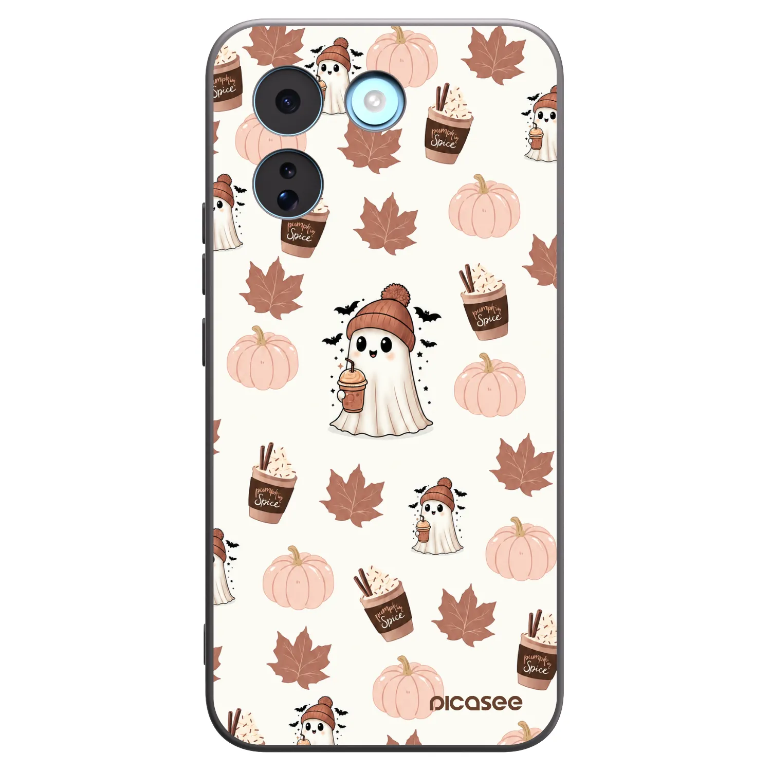 Picasee crna silikonska maskica za Xiaomi Redmi Note 17 Pro MAX 5G - Pumpkin spice