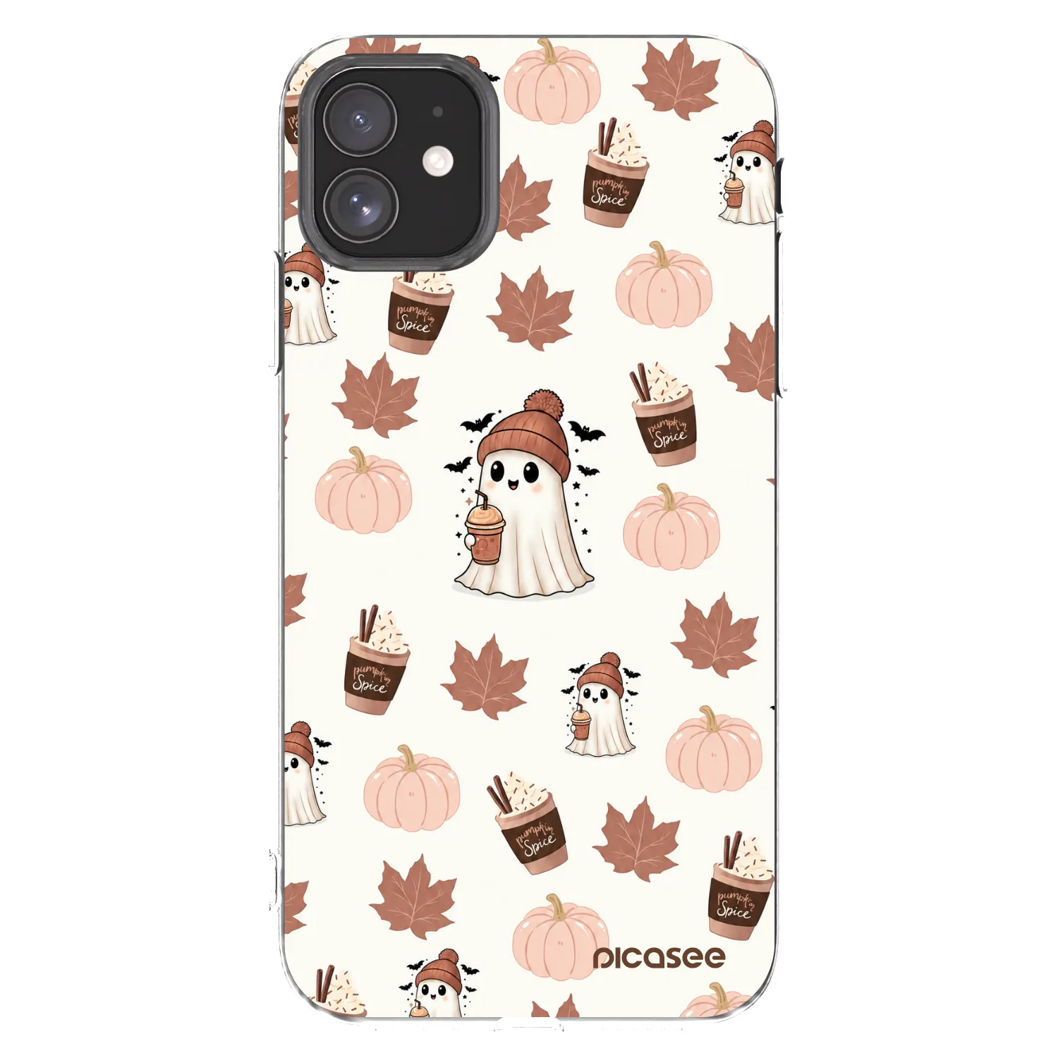 Picasee silikonska prozirna maskica za Apple iPhone 11 - Pumpkin spice