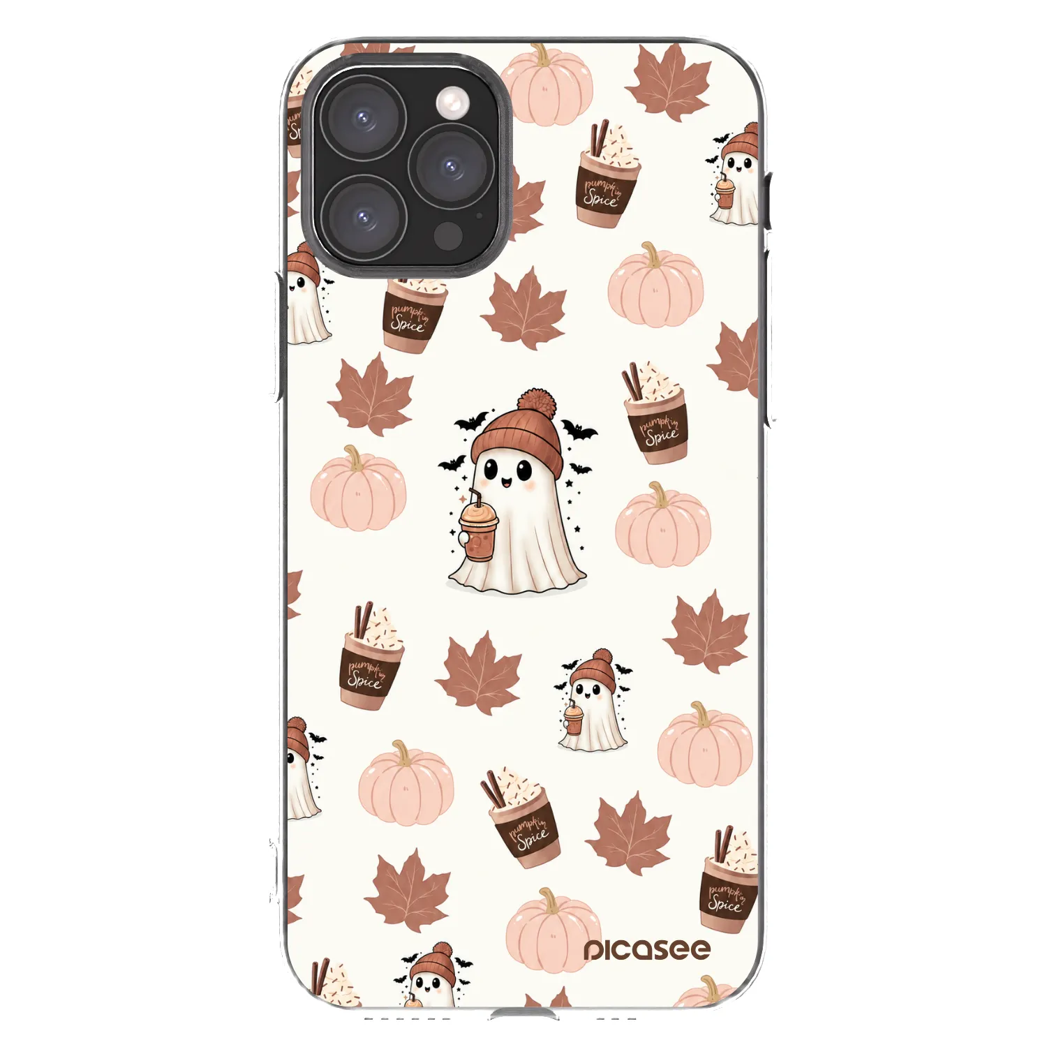Picasee silikonska prozirna maskica za Apple iPhone 11 Pro - Pumpkin spice