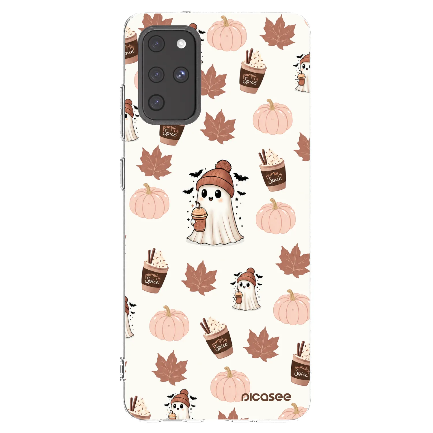 Picasee silikonska prozirna maskica za Samsung Galaxy S20+ G985F - Pumpkin spice