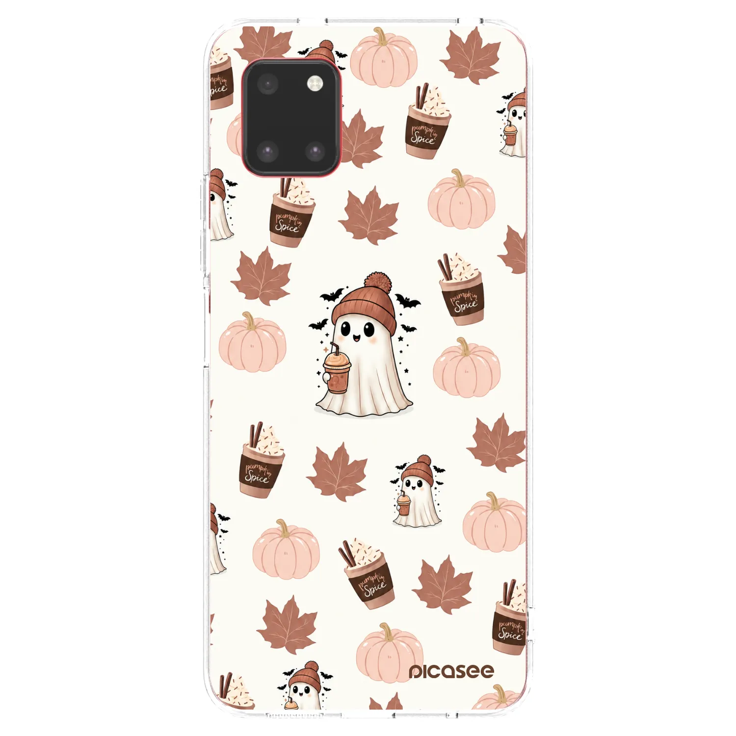 Picasee silikonska prozirna maskica za Samsung Galaxy Note 10 Lite N770F - Pumpkin spice