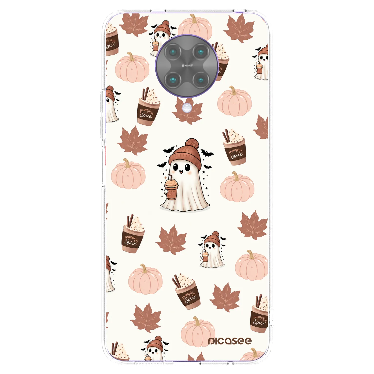 Picasee silikonska prozirna maskica za Xiaomi Poco F2 Pro - Pumpkin spice
