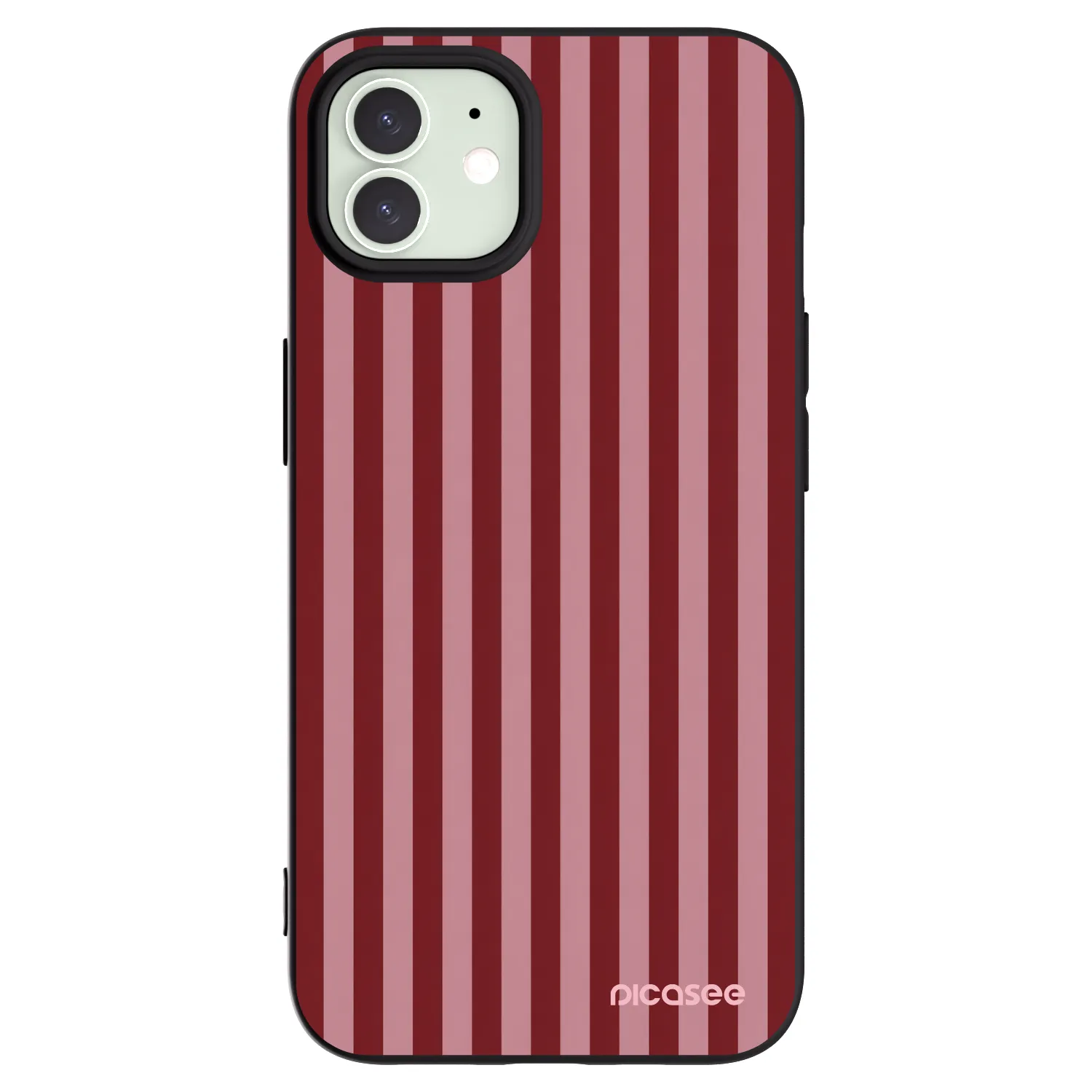 Picasee crna silikonska maskica za Apple iPhone 12 - Dawn
