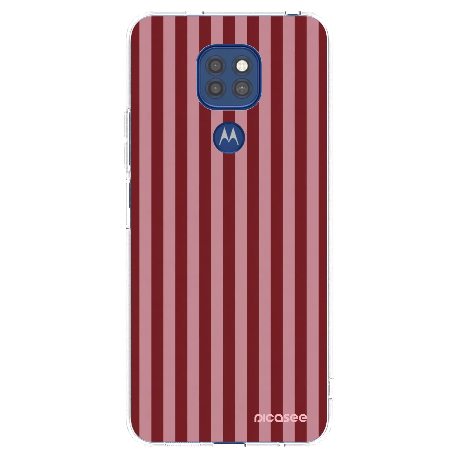Picasee silikonska prozirna maskica za Motorola Moto G9 Play - Dawn