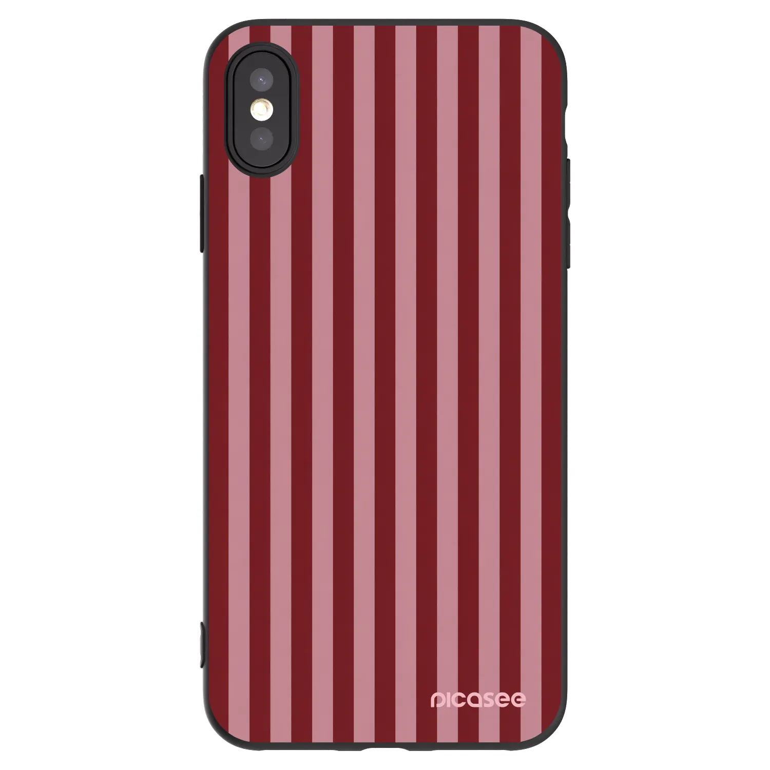 Picasee crna silikonska maskica za Apple iPhone XS Max - Dawn