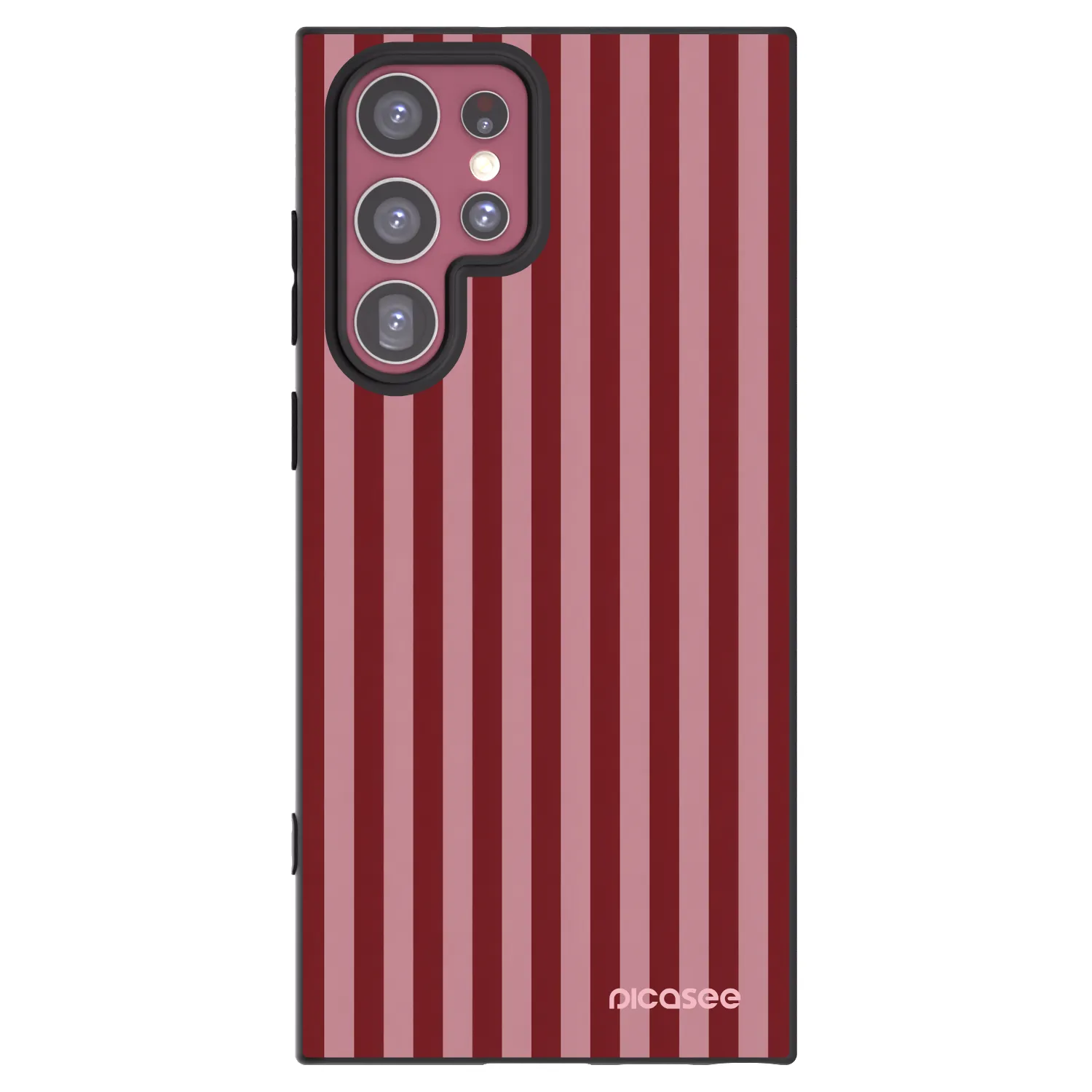 Picasee crna silikonska maskica za Samsung Galaxy S22 Ultra 5G - Dawn