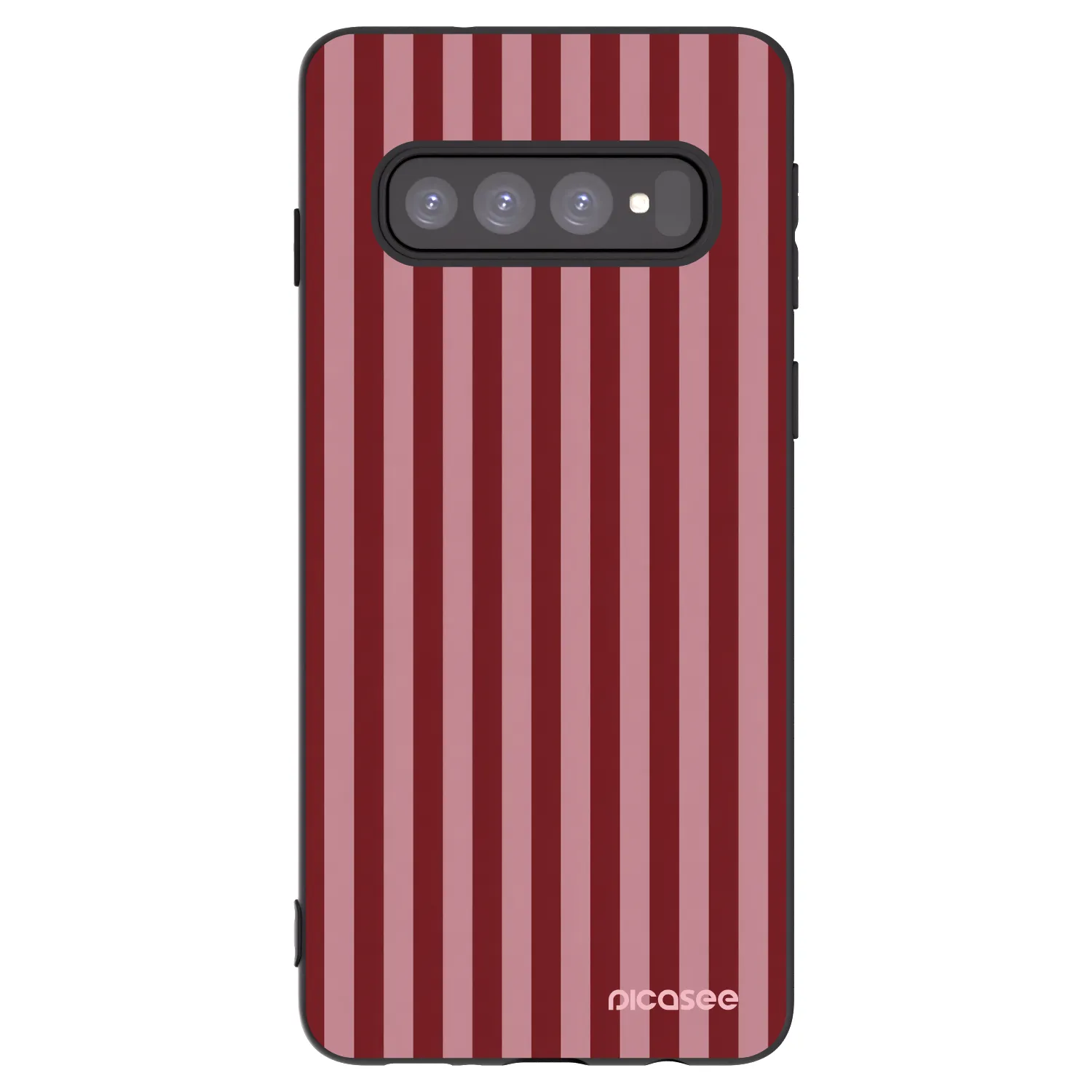 Picasee crna silikonska maskica za Samsung Galaxy S10 G973 - Dawn