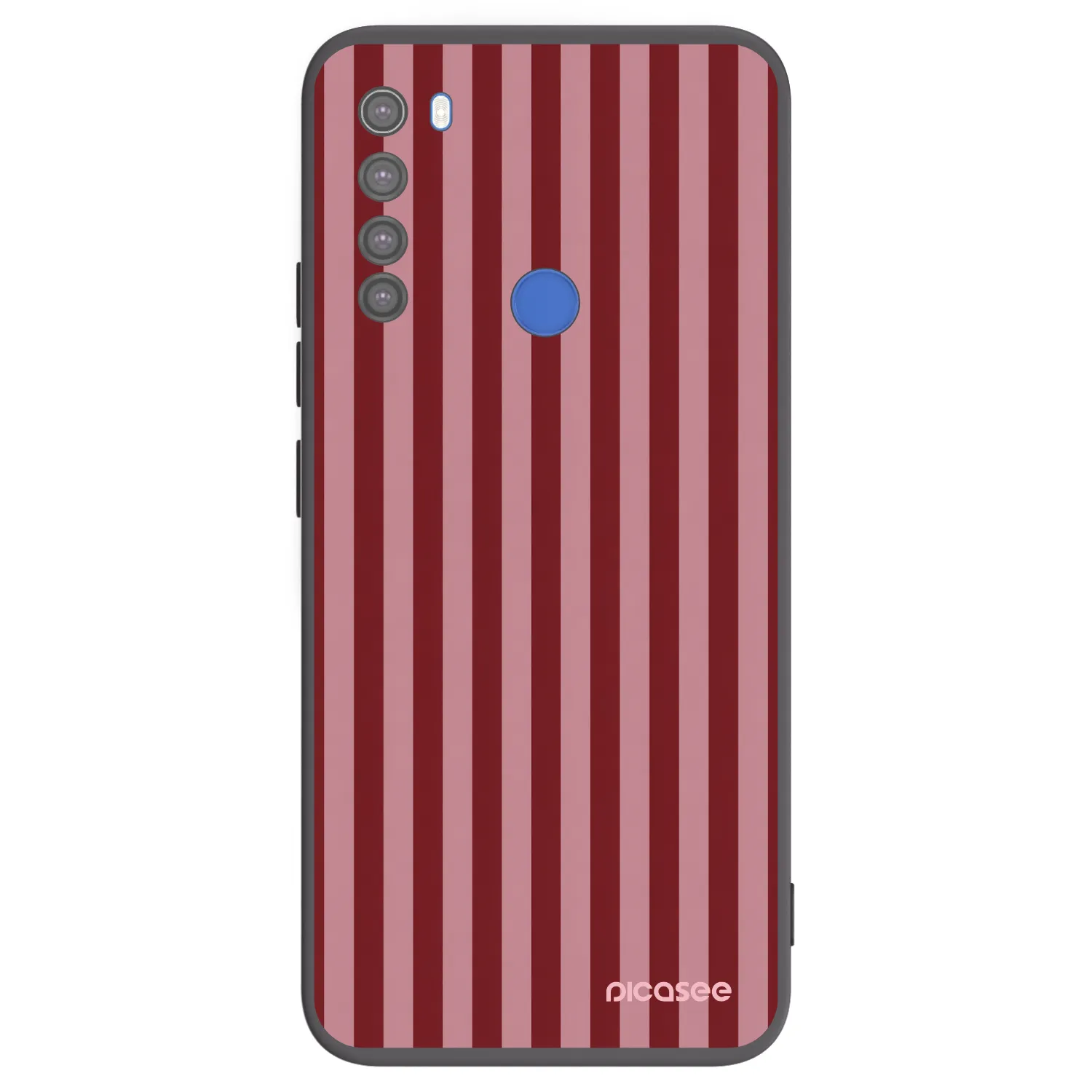 Picasee crna silikonska maskica za Xiaomi Redmi Note 8T - Dawn