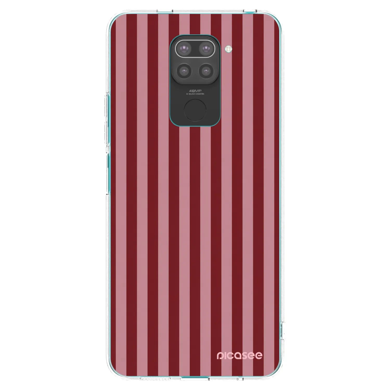 Picasee crna silikonska maskica za Xiaomi Redmi Note 9 - Dawn