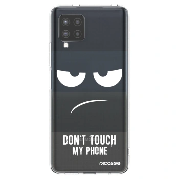 Picasee silikonska prozirna maskica za Samsung Galaxy A42 A426B - Don't Touch My Phone