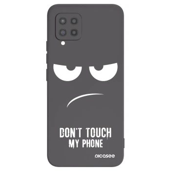 Picasee crna silikonska maskica za Samsung Galaxy A42 A426B - Don't Touch My Phone