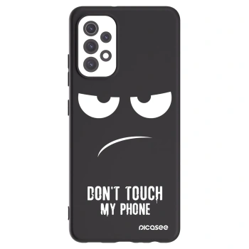 Picasee crna silikonska maskica za Samsung Galaxy A32 5G A326B - Don't Touch My Phone
