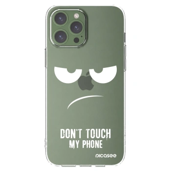 Picasee silikonska prozirna maskica za Apple iPhone 13 Pro Max - Don't Touch My Phone