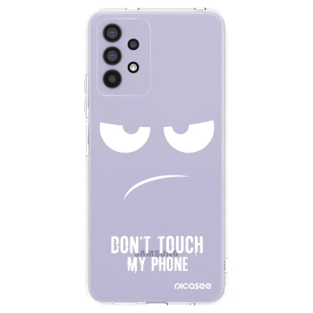Picasee silikonska prozirna maskica za Samsung Galaxy A32 4G SM-A325F - Don't Touch My Phone