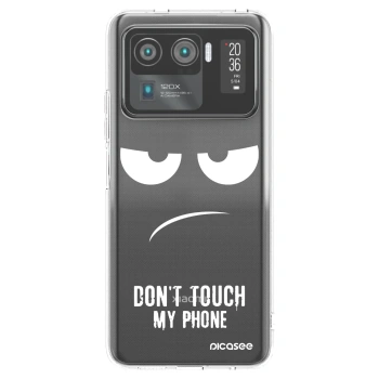 Picasee silikonska prozirna maskica za Xiaomi Mi 11 Ultra - Don't Touch My Phone