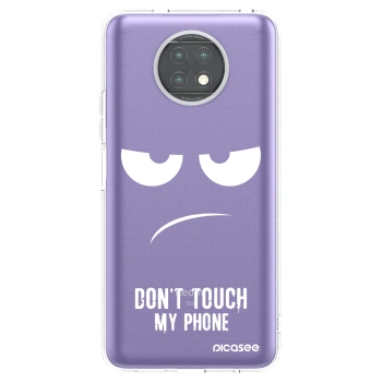 Picasee silikonska prozirna maskica za Xiaomi Redmi Note 9T - Don't Touch My Phone