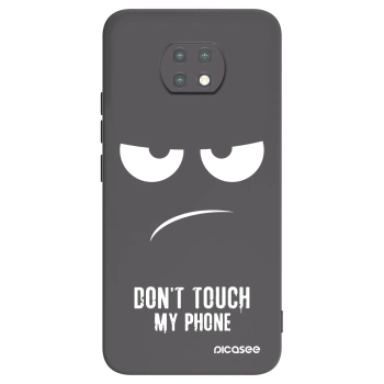 Picasee crna silikonska maskica za Xiaomi Redmi Note 9T - Don't Touch My Phone