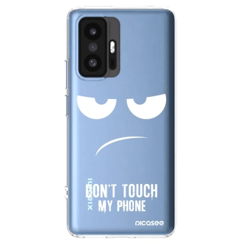 Picasee silikonska prozirna maskica za Xiaomi 11T - Don't Touch My Phone