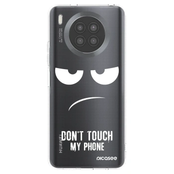 Picasee silikonska prozirna maskica za Huawei Nova 8i - Don't Touch My Phone