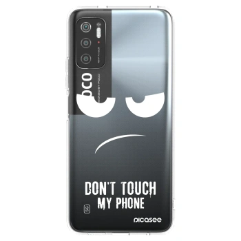 Picasee silikonska prozirna maskica za Xiaomi Poco M3 Pro 5G - Don't Touch My Phone