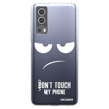 Picasee silikonska prozirna maskica za Vivo Y72 5G - Don't Touch My Phone