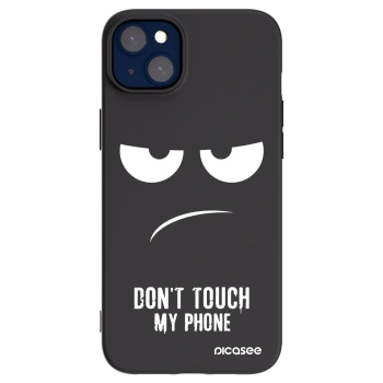 Picasee crna silikonska maskica za Apple iPhone 14 Plus - Don't Touch My Phone