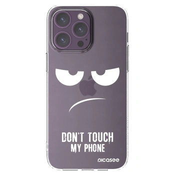 Picasee silikonska prozirna maskica za Apple iPhone 14 Pro Max - Don't Touch My Phone