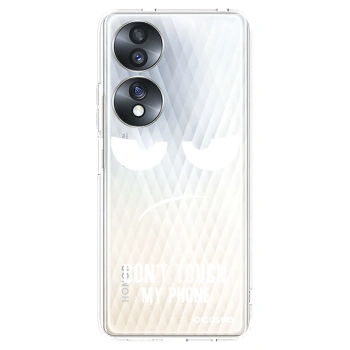 Picasee silikonska prozirna maskica za Honor 70 - Don't Touch My Phone