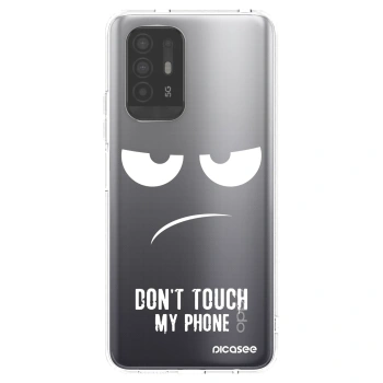 Picasee silikonska prozirna maskica za OPPO A94 5G - Don't Touch My Phone