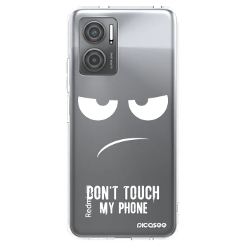Picasee silikonska prozirna maskica za Xiaomi Redmi 10 5G - Don't Touch My Phone