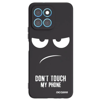 Picasee crna silikonska maskica za Honor X6 - Don't Touch My Phone