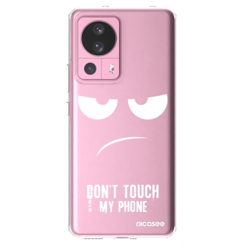 Picasee silikonska prozirna maskica za Xiaomi 13 Lite - Don't Touch My Phone