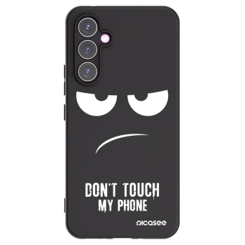 Picasee crna silikonska maskica za Samsung Galaxy A54 5G A546B - Don't Touch My Phone
