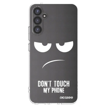 Picasee silikonska prozirna maskica za Samsung Galaxy A34 5G A346B - Don't Touch My Phone