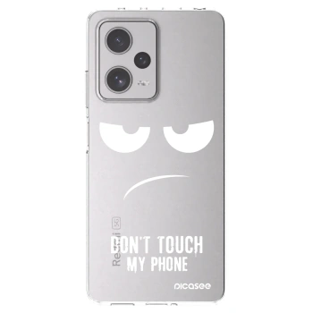 Picasee silikonska prozirna maskica za Xiaomi Redmi Note 12 Pro+ 5G - Don't Touch My Phone