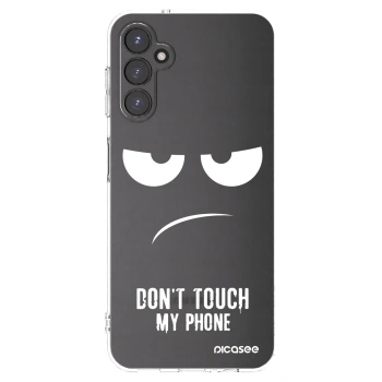 Picasee silikonska prozirna maskica za Samsung Galaxy A14 4G A145R - Don't Touch My Phone