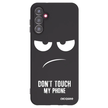 Picasee crna silikonska maskica za Samsung Galaxy A14 5G A146P - Don't Touch My Phone