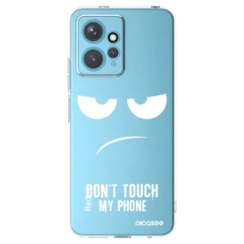 Picasee silikonska prozirna maskica za Xiaomi Redmi Note 12 4G - Don't Touch My Phone