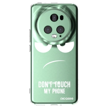 Picasee silikonska prozirna maskica za Honor Magic5 Pro - Don't Touch My Phone
