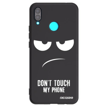 Picasee crna silikonska maskica za Huawei Nova 3 - Don't Touch My Phone